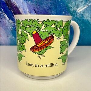 RARE Sandra Boynton Juan in a Million Bird Coffee Mug Recycled Paper Products